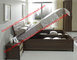 Lift mechanism storage bed in classic wooden bedroom furniture