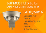 MCOB 4W GU10 LED Bulb,50W Halogen Light Bulbs Replacement,Super Bright GU10 Spotlight,440lm,120°