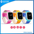 Healthy harmless product Imitation leather pink/blue/orange kids smart watch