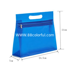 China PVC Swimsuit Plastic bag /Bikini beach bag with zipper.Size 24.5cm*21cm.*7CM 0.25MM EVA material . supplier