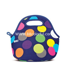 China Insulated Neoprene Lunch Tote Bag Waterproof Neoprene Lunch Cooler bag Neoprene Lunch bag for food.Size:30cm*30cm*16cm supplier