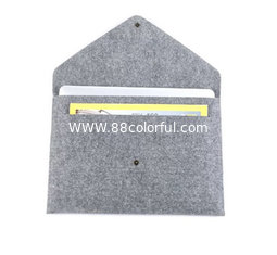 China laptop accessories Woolen Felt Envelope Cover Sleeve bag. size IS a4. 3mm microfiber material supplier