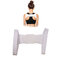 Adjustable Posture Women Shoulder Corrector Back Support Chest Belt Wholesale.Size is 21cm*19cm. supplier