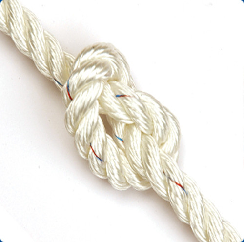 dia 5mm-38mm white or colors nylon 3-strand twsit cord from AA rope factory
