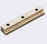 JDB-P Flat guide bar, Bronze with solid lubricant plate,oiles guide plate self lubricating plate JSP WEAR PLATE