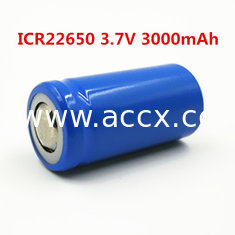China ICR22650 3.7V 320mAh rechargeable batteries supplier