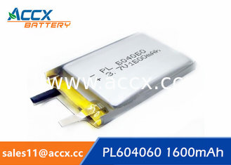 China 604060pl 3.7v 1600mAh lithium polymer battery for sale supplier