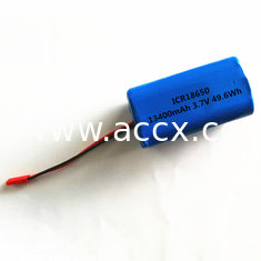 China Lithium ion 18650 battery 13400mAh 3.7V rechargeable battery pack supplier