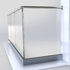 Rational Construction Frameless Glass Railing with Aluminum U Channel