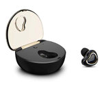 Exquisite mini invisible 2018 new TWS earbuds 50mAH lithium 4.1 bluetooth black/white Fashion earbuds South America