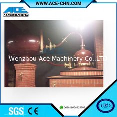 China Vodka Distillery Equipment For Sale &amp; Red Copper Small Size Whiskey Distilling Equipment supplier