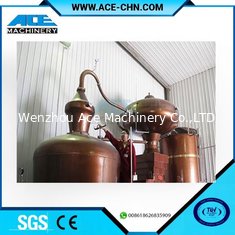 China Copper Alcohol Distillation Equipment System For Sale &amp; Copper Whiskey Still Equipment For Sale supplier