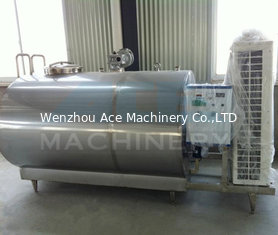 China 1000litres Sanitary Milk Cooling Tank 5000L Stainless Steel Milk Refrigeration Tanks Price WITH CIP supplier
