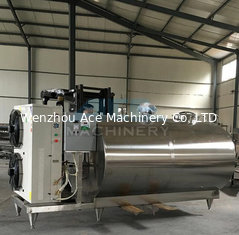 China Professional Small Scale Milk Processing Machine Equipment For Sale Stainless Steel Milk Cooling Tank/Milk Cooling Tank supplier
