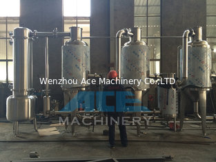 China Onion Juice Concentrator Single Effect Falling Film Vacuum Thermal Evaporator supplier