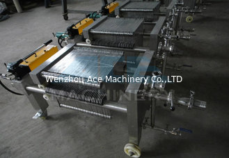 China Stainless Steel Plate and Frame Filter Press Machine supplier