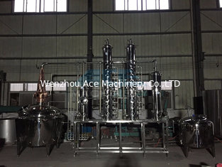 China Distiller Alcohol Distiller Distill Gin Distillation Unit Bubble Cap Column supplier