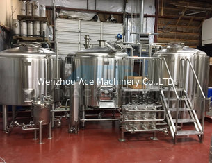China 5bbl 500 Liters Brewery Brewhouse with Steam Direct Fire Electric Heating supplier