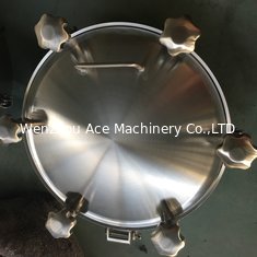 China Sanitary Stainless Steel Inwards Opening Elliptical Manways Manlids supplier