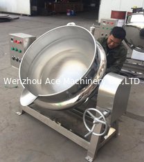 China Large Cooking Pots/Double Boiler Pot/Stainless Steel Double Jacketed Cooking Kettle Electric Jacket Boiler supplier