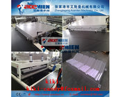 Automatic Plastic Roof Sheet Machine With Conical Double Screw Extruder 55kw siemens