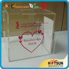 acrylic suggestion/donation/complaint boxes custom in China