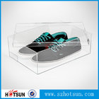 Display Racks Showcase Clear Transparent Acrylic Shoe Box for wholesale