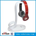 High quality earphones holder,custom made clear acrylic earphones holder headphone display stand