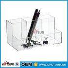 wholesale Clear Acrylic Desk Organizer with 4 X 6 Memo Pad Holder