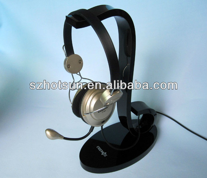 Display rack for the earphone, acrylic earphone holder, bluetooth earphone display rack