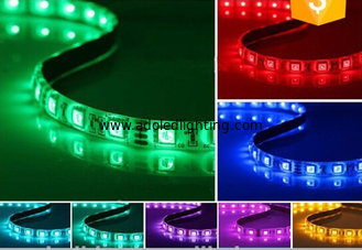 China LED RGB Strips SMD5050 IP65 single color waterproof DC12V 60pcs one meter 14.4W supplier