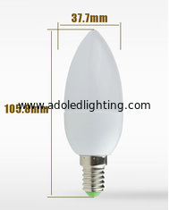 China 3W LED Plastic E14 Bulb Candle Light  with SMD2835 chip Epistar supplier