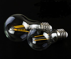 China A60 bulb glass E27 Edison COG lamp LED Filament Bulb Candle Light Sapphire Substrate supplier