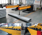 ovalizer tubeformer machine oval spiral duct machine forming