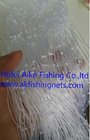 Nylon multi-mono fishing nets,0.15mm *8ply sizes,germany material,shine white color,best strength and most soft
