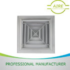OEM square ceiling aluminium 6063 air diffuser 595x595 powder coating RAL9010