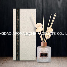 China 120ml Glass Bottle Reed Diffuser with color box for Home Fragrance supplier