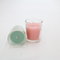 Cylindrical glass candle cup with grapefruit fragrance jars for candle making supplier