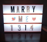 A4 Personalised led cinematic light box