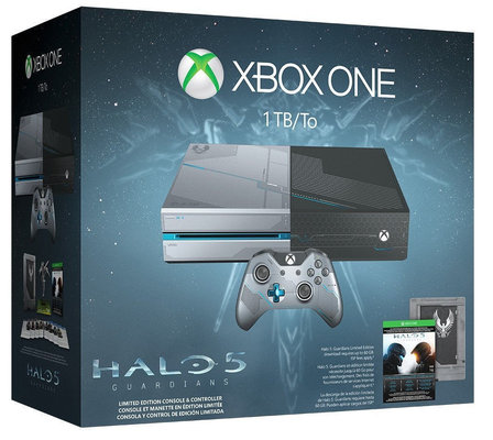 NEW Microsoft Xbox One 1TB Limited Edition Console Controller Halo 5 Guardians Bundle