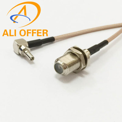 China High Quality 3G HUAWEI MODEM Extension Cable,CRC9 Male Right Angle switch F Female Jumper Cable RG316 15cm Pigtail supplier