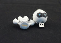 Soft PVC 3d robot shape USB flash driver custom 3d USB flash disk for promotion