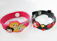 Disney promotional silicone wrist brands custom silicone children bracelet supply
