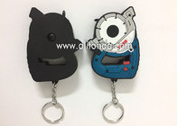 Tape measuring Mini with keychain promotional custom logo printing different color cute funny tapeline