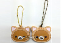 PVC key holders custom cartoon animal key holders supply and manufacturer