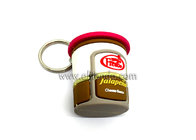 Bucket cylindrical shape USB flash drive with keychains promotional USB flash driver custom