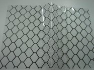 Softwall Cleanroom Black Antistatic PVC Grid Curtain