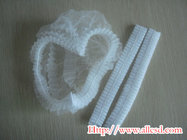 cleanroom pp non woven disposable bouffant cap