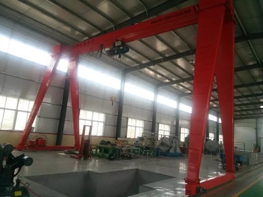 China Small Windward Surface 8T Electric Hoist Gantry Crane For Sale supplier
