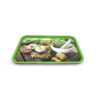 China printed rectangular food tin trays supplier